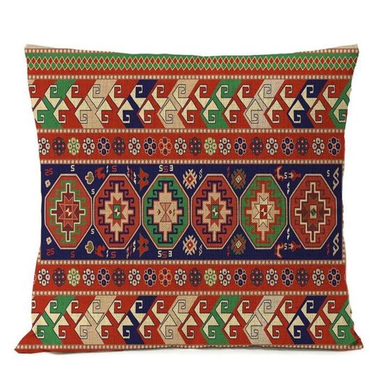 Lot De 4 Housses De Coussin Velours Côtelé 40x40 Cm - Série Verte, Fermeture Invisible - Pour Canapé, Lit, Salon