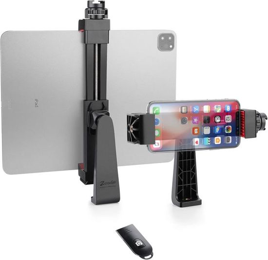 Support Smartphone/tablette Flexible Cou/barre - Pliable 360° - En Aluminium - Universel