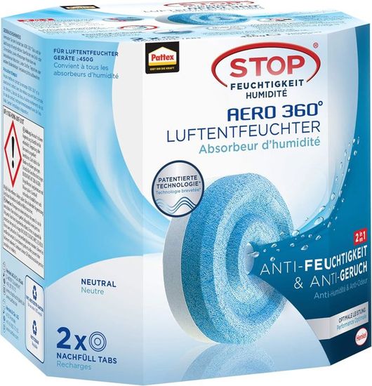 Lafita Lot De 42 Recharges 450g Granulés Sans Parfum - Absorbeur D'Humidité Puissant Pour Maison, Salle De Bain, Placard - Longue Durée Anti-Moisissure