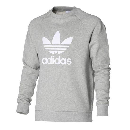 ADIDAS - Sweat manches longues - Gris