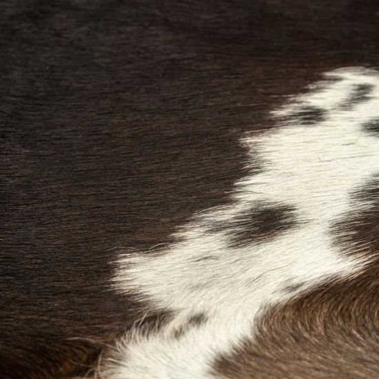 Tapis Authentique En Peau De Vache Entière - Artisanal - Couleur Marron - Occasion