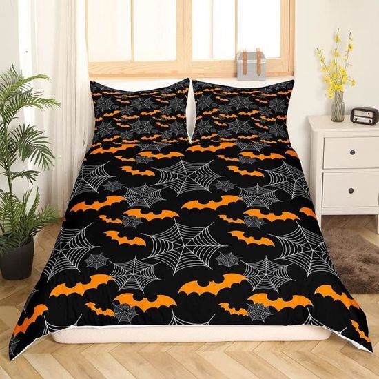Housse De Couette 3 Pièces Thème Orque Des Profondeurs - Taille Double 200x200 Cm - En Microfibre Douce, Avec 2 Taies D'oreiller
