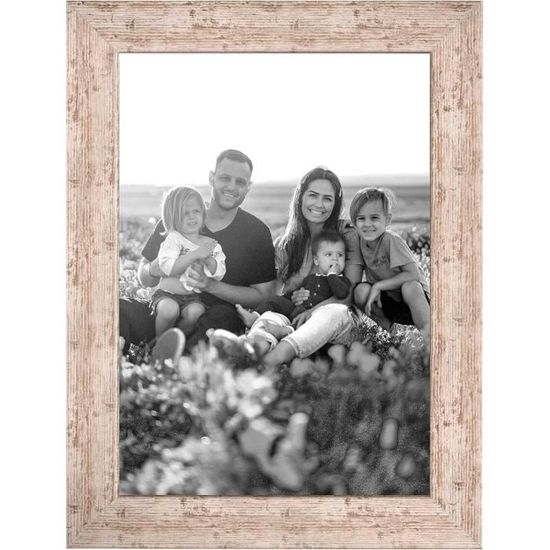Cadre Photo 30x45cm FRAMO35 Bleu Clair - Verre Synthétique Anti-Reflet Made In Germany