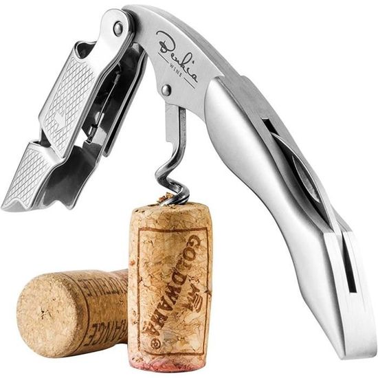 Sommelier Laguiole Pradel - Tire-Bouchon Avec Coupe-Capsules | Acier Inoxydable & Manche Bois