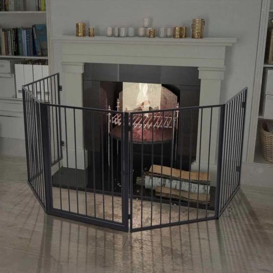 Barri re de s curit enfant prot ge feu chemin e 123 x 123 x 76
