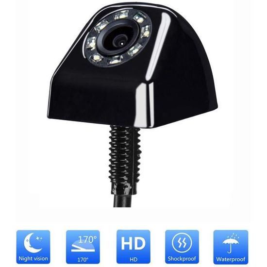CICMOD Caméra de Recul, 170 Degrés HD Caméra de Voiture Vision Nocturne  pour Voiture-Noir