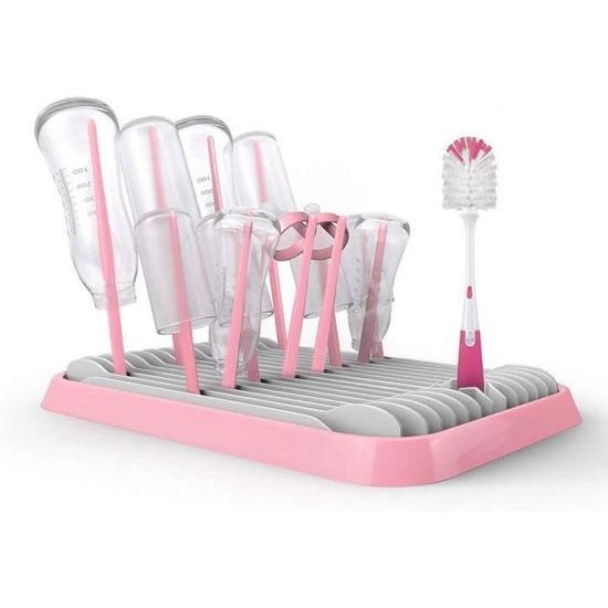 Égouttoir Tulip Rose - Boutique Bébé Maroc