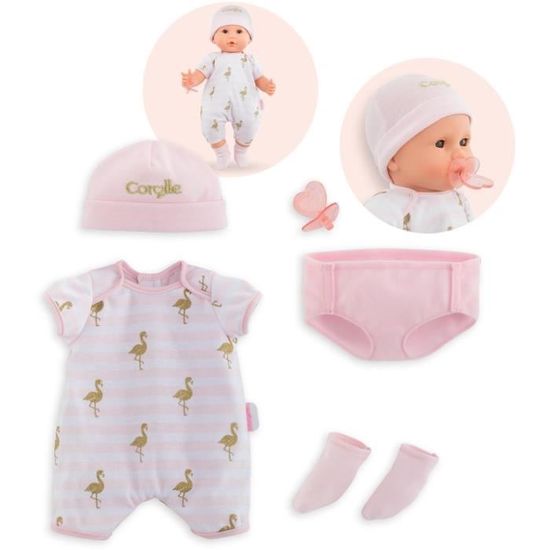 Muñecas Para Niñas Corolle - Mon Grand Poupon Bebe Cheri To Dress - Muñeca Bebé De Juguete De 20 Pulgadas - Lleva Ropa De Bebé Real, Para Niños A Partir De 2 Años Doll Large
