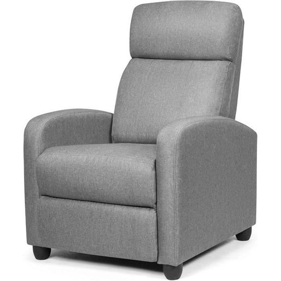Fauteuil relax inclinable design avec repose-pieds en tissu anna Le Roi du Relax Fauteuil relax inclinable design avec repose-pieds en tissu anna Le Roi du Relax