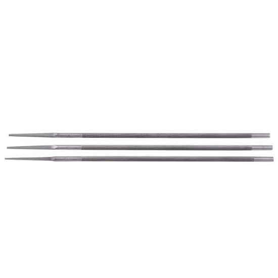 Kit De 3 Limes Pour Tronçonneuse - Acier Carbone - Affûtage Chaîne Facile - Poignée Confortable - 3 Tailles