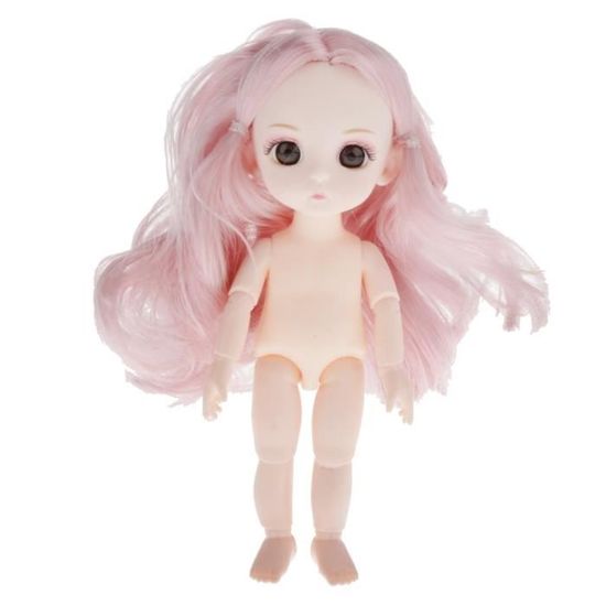 Grande Poupée BJD Belle 1/3 56cm – Amovible Avec Vêtements – Idéale Pour Collection Et Bricolage