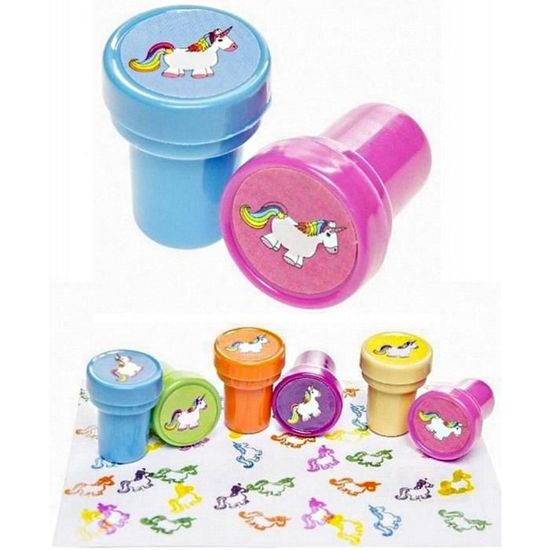 lot de 60 tampons à imprimer licorne MIX