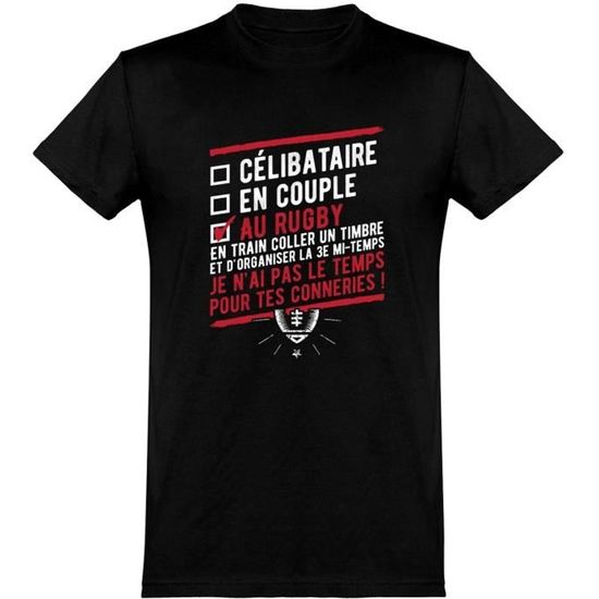 Tee shirt humour rugby clearance