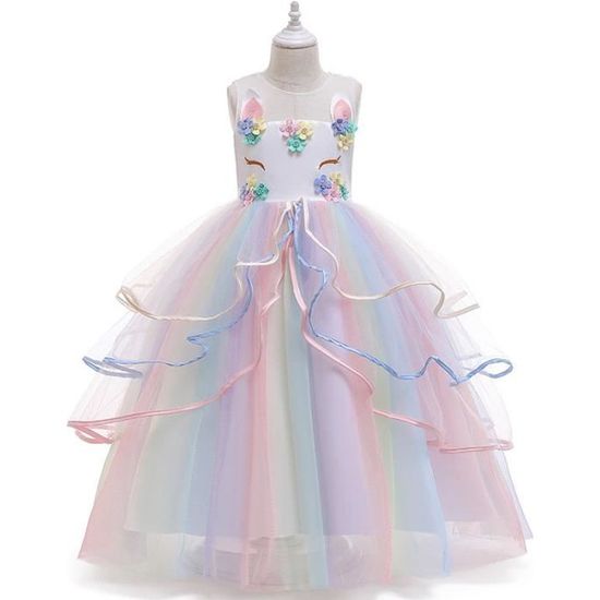 Robe Bébé Licorne 0-3 Mois | Portée Une Fois | Occasion Très Bon état | Vêtement Nouveau-né