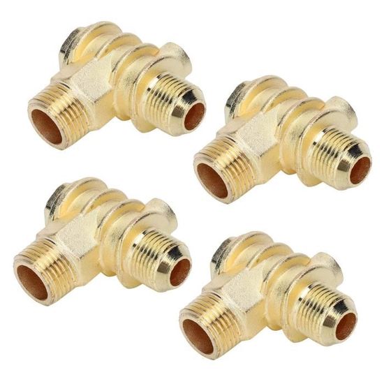 Clapet Anti-retour Pour Compresseur D'air – En Laiton, Avec Valve De Coupure – Raccord Fileté – Remplacement Facile (dimensions : 20 X 16 X 10 Mm)
