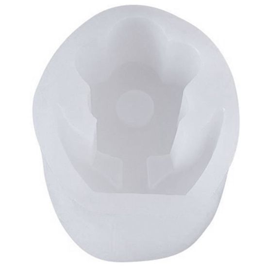 Sonew Moules En Silicone Moule à Bougie Bricolage Forme De Chat Mignon