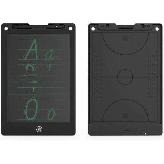Tablette D'écriture LCD 10 Pouces Avec Horloge Numérique - Bloc-notes Réutilisable, Rechargeable, Effaçable D'un Touche