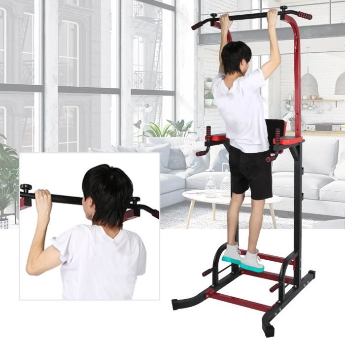 Station de tractions et fitness,Barre de traction Station musculation Dips station HB043