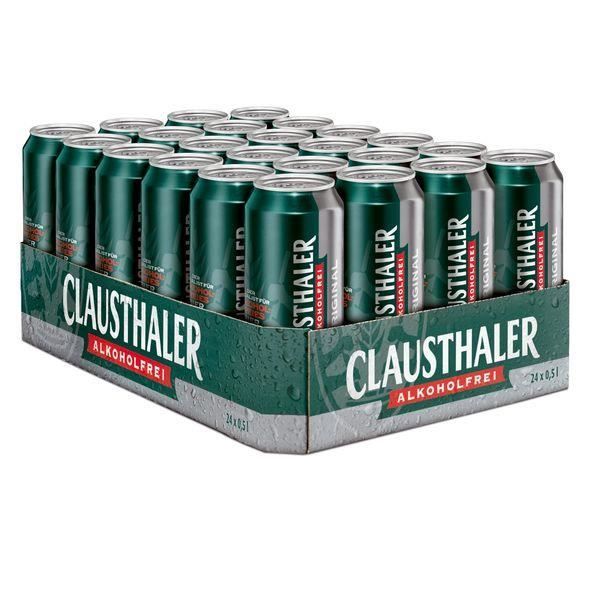 Clausthaler bière allemande sans alcool 24 x 0,5l