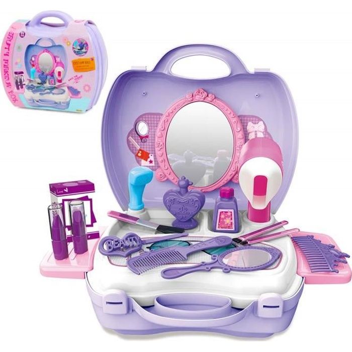 Maquillage Fille Enfants 2-4 Ans Jouets Kits De Coiffure Simulation Princesse Cosplay Outil en Plastique Playset Cosmétiques