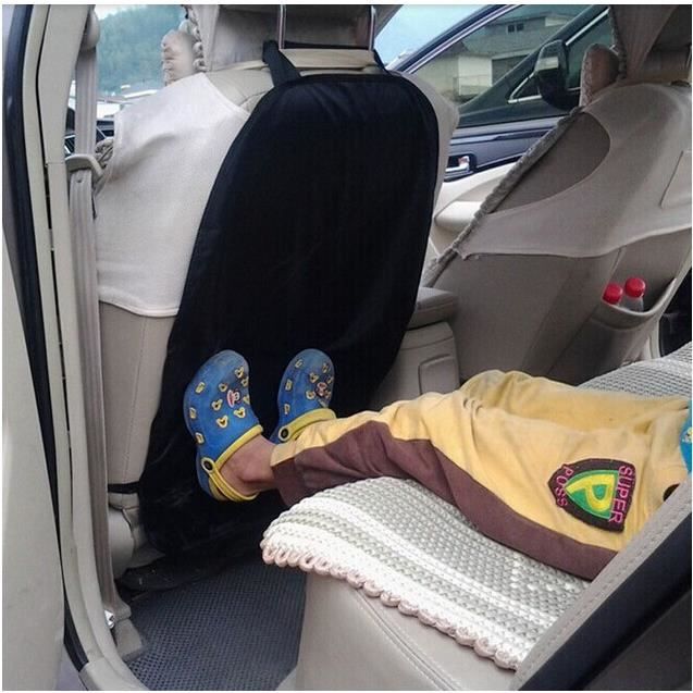 1x housse de protection universelle pour tapis de protection arrière de siège auto pour voiture Enfants Enfants Noir