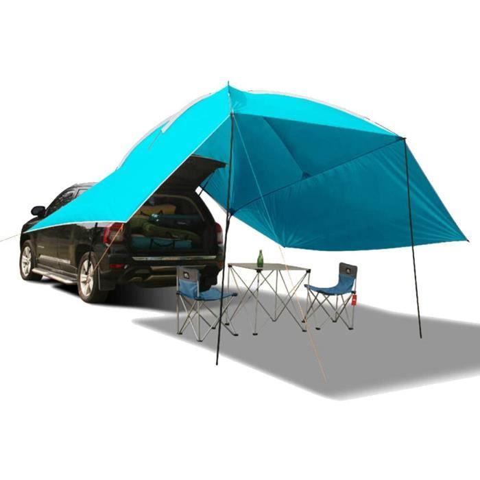 Qis.GH Impermeacuteable Agrave l'eau Teardrop Remorque Taud Portable Voiture SUV Tente Auvent, Facile Prolongeacutee Jusqu'agrave