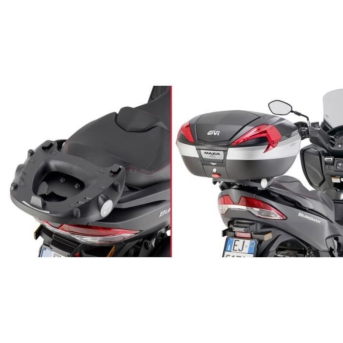 Support top case moto Givi Monokey ou Monolock Suzuki Burgman 400 (17 à 20) - noir