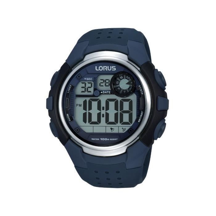 Lorus Watches Montre de bracelet Sport é quartz analogique caoutchouc rrx07ex9