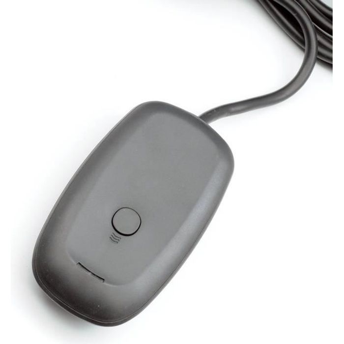 QUMOX USB Wireless Gaming Receiver Récepteur Sans Fil Adaptateur XBOX 360 Manette pour PC Windows noire