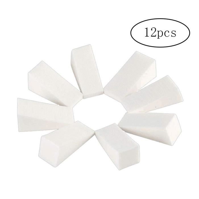 12PCS - SET Nail art dégradé doux Eponges couleur Fade manucure outil Outils nail art bricolage Stamping polonais Accessoires