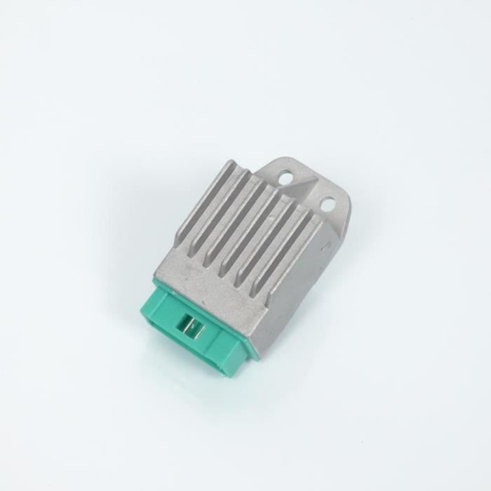 Régulateur de tension Teknix moto Peugeot 50 XP6 type Facomsa vert 6 cosses