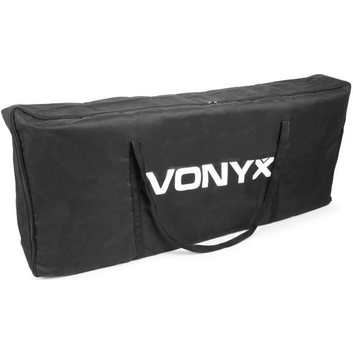 Vonyx Sac de transport pour support de platine DJ 103x46x16 cm (LxHxP) - noir