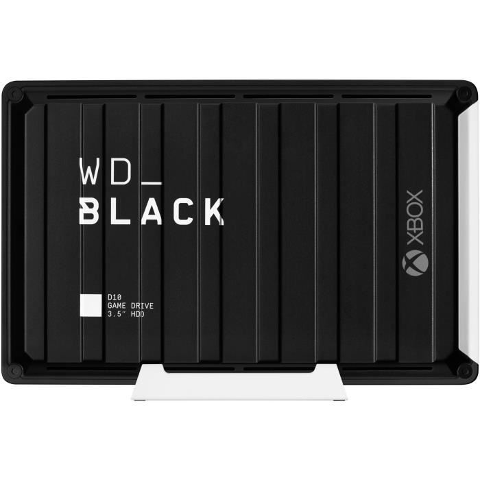 WD_BLACK D10 Game Drive - Disque dur externe Gaming - 12To - Xbox One™ + Abonnement gratuit 1 mois Xbox Game Pass
