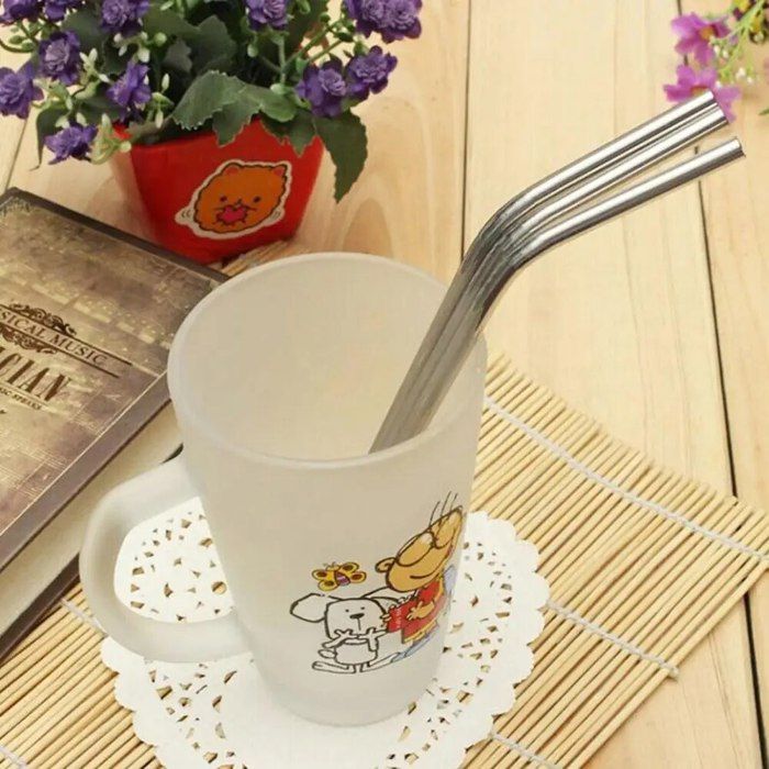 Pailles Lestées Et Brosse De Rechange Pour Tasse Tippy Up - Série 2 Et 3 - Sans BPA