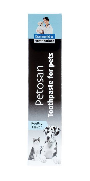 Soin specifique Petosan - 12057 - Dentifrice pour chiens et animaux domestiques saveur volaille anti-tartre