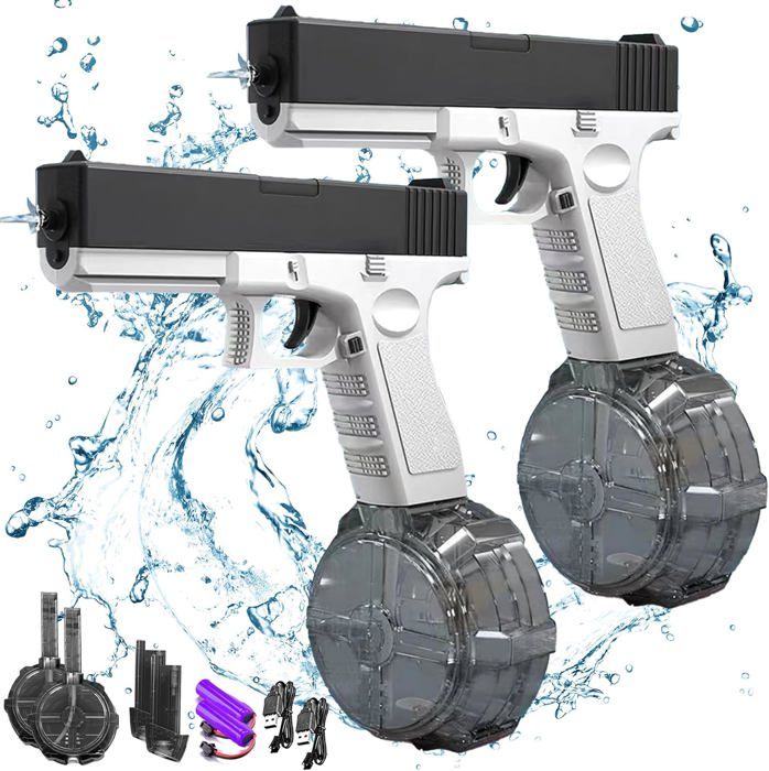 Jet D'eau 8 Mètres Pistolet à Eau Double Effet - Version 2025 Pour Jet D'eau 8 Mètres Pistolet à Eau Double Effet - Version 2025 Pour