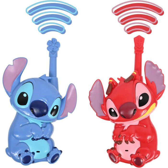Lexibook Stitch Talkies-Walkies 500m Jeu de Communication pour Enfant 2 canaux de Communication Piles
