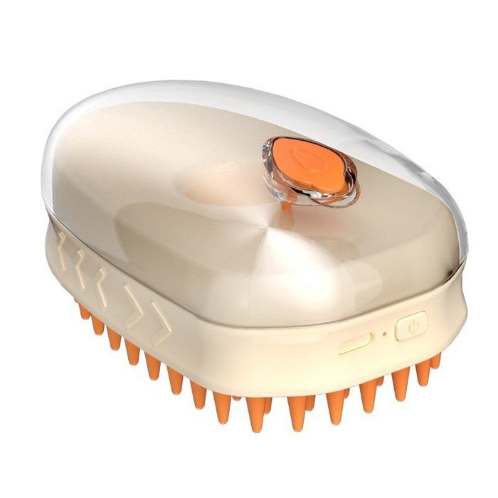 Brosse de toilettage pour animaux de compagnie 3-en-1, brosse à vapeur pour chat, outil de toilettage électrique