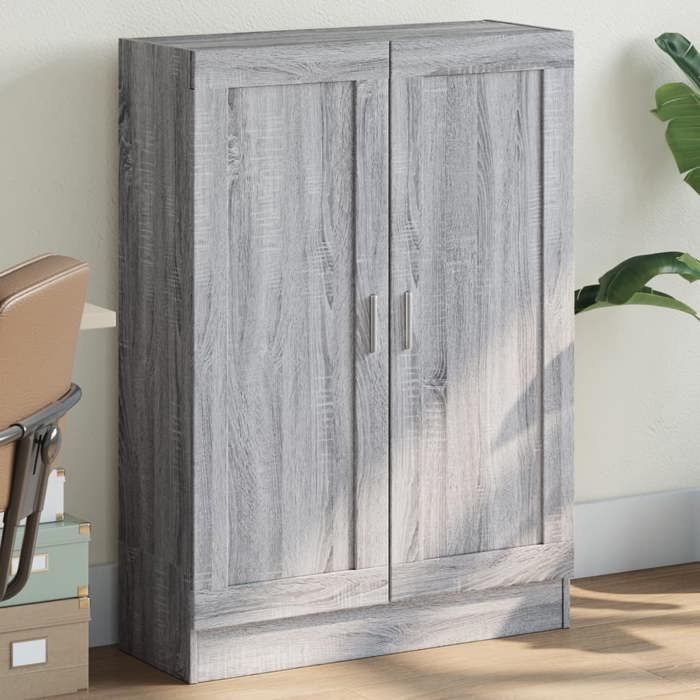 SALE 2025Bibliothèque Moderne - Colonne Étagère - Sonoma gris - 825x305x115 cm - bois dingénierie262 Kg 9805