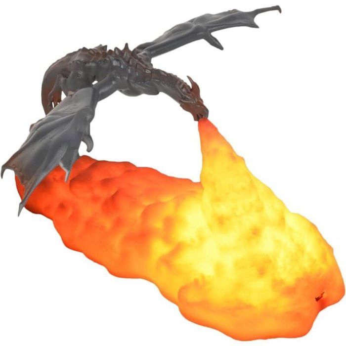 Veilleuse LED Décor 3D Dragon Lampe Animale/Dinosaure Lumière LED Pour Bureau/Table/Festivités YYV