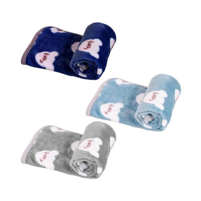 Meilleurs prix pour Lot de 3 couvertures lavables en flanelle pour chien chat chiot lapin cochon Inde petits animaux de compagnie 40 M COUVERTURE