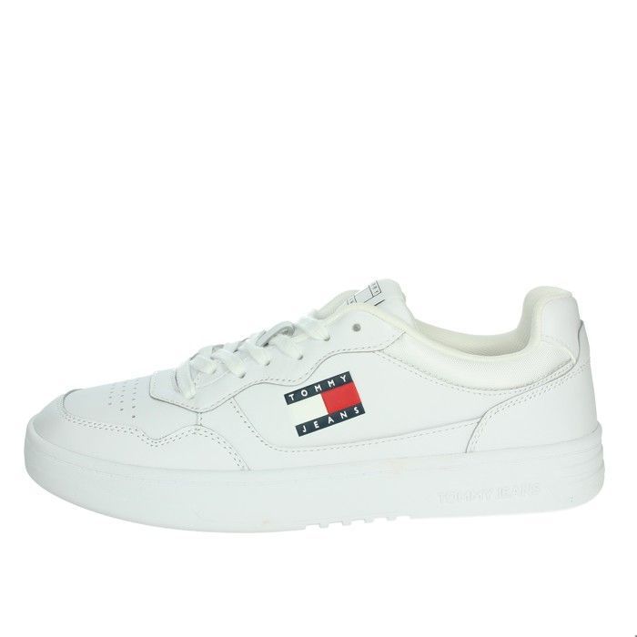 Tommy Hilfiger BASKETS BASSES EM0EM01443 BLANCHES