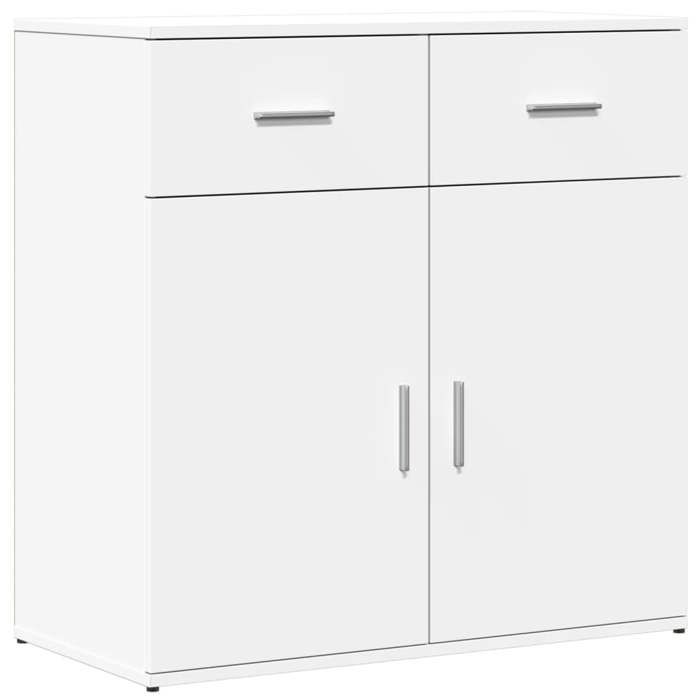 Luxueux Best*Buffet de couloir - Meuble Étagère pour rangement de cuisine/salon - blanc 79x38x80 cm - Bois d’ingénierie 967979