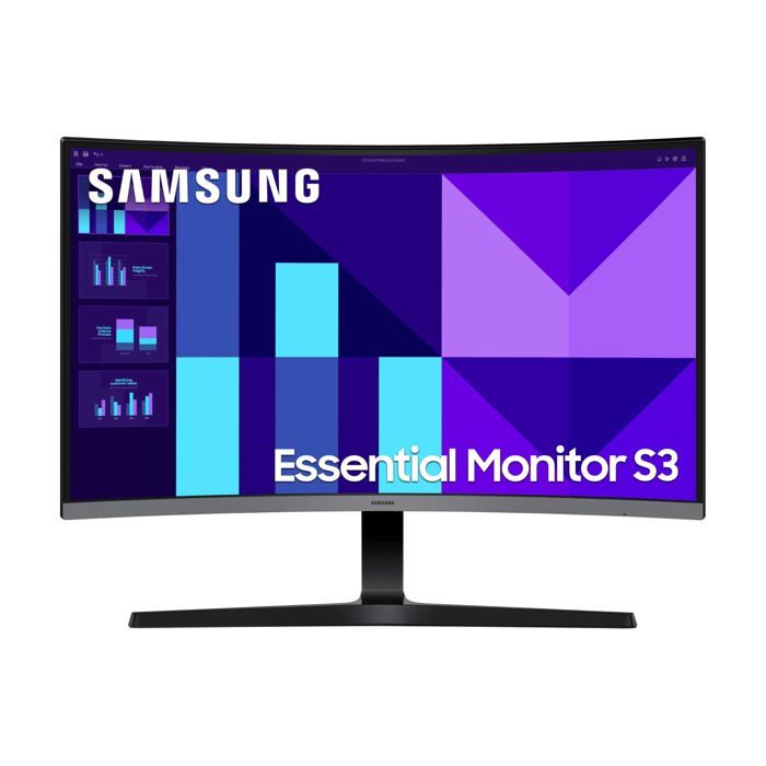 Samsung Écran PC S39GD 27" Inclinable Incurvé 1800 R FHD 1920x1080 100Hz Dalle VA 4ms GTG 250 CDm² Contraste 4000:1 Eco Saving Plus Mode Eye Saver et Anti Scintillement LS27D392GAUXEN - vue 3
