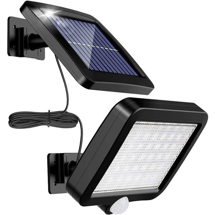 Lampe Solaire Exterieur avec Détecteur de Mouvement 56 LED Avec Câble de 5 m Adapté à une Utilisation en Exté APPLIQUE YYV Lampe Solaire Exterieur avec Détecteur de Mouvement 56 LED Avec Câble de 5 m Adapté à une Utilisation en Exté APPLIQUE YYV