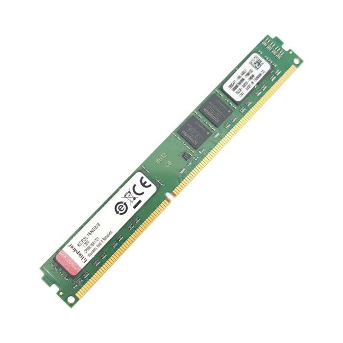 8Go RAM DDR3 KCP3L16ND88 Low Profile DIMM PC3L 2Rx8 Très bon état - vue 2