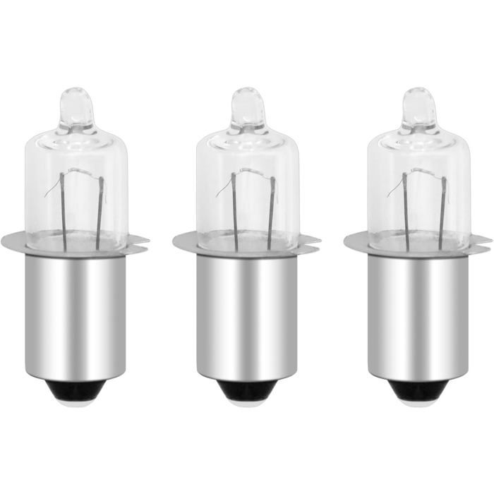 Lot De 2 Ampoules Halogènes Miniatures Hs3 2.4W 6V Px13.5S Culot Blanc Chaud 2500K Pour Ampoules De Remplacement Pour Vélo L[CA83]
