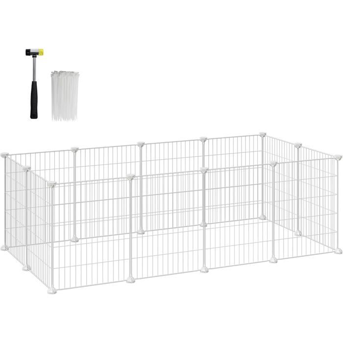 Cage pour Animaux de Companier Enclos Métallique Clôture pour Hamsters Lapins Parc Modulable Pe KIT JOUET - SET ENSEMBLE JOUET