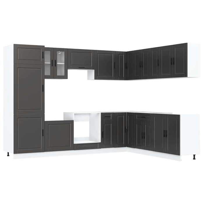 Maison Exclusive - Ensemble darmoires de cuisine 14 pcs Porto bois dingénierie Maison Exclusive - Ensemble darmoires de cuisine 14 pcs Porto bois dingénierie