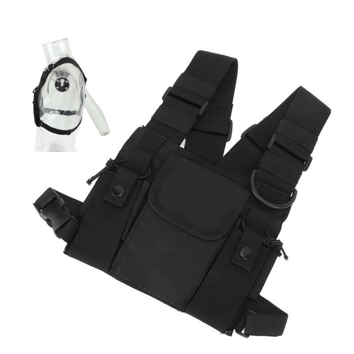 Sac De Poitrine Kowaku - Tissu Oxford Imperméable, Multi-poches, Réglable, Pour Randonnée, Pêche, Survie
